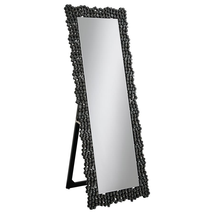 MCKAY 24 X 63 INCH ACRYLIC FRAME STANDING MIRROR SMOKEY GREY