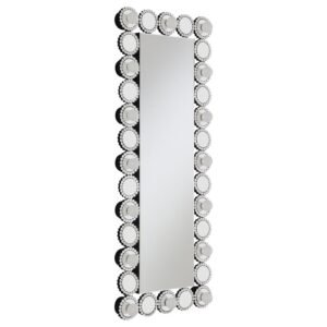 AGHES 24 X 62 INCH WALL MIRROR WITH LIGHTING SILVER
