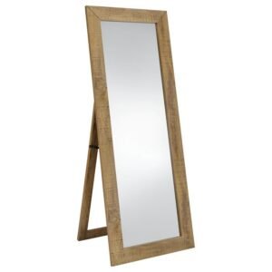 CADENCE TEMPERED GLASS FULL LENGTH STANDING MIRROR MANGO