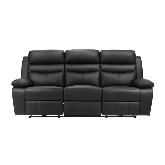 9628BLK-3PW Power Double Reclining Sofa