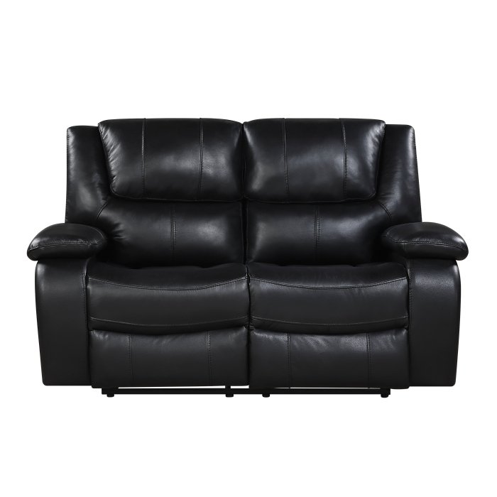 9639BK-2 Double Reclining Love Seat