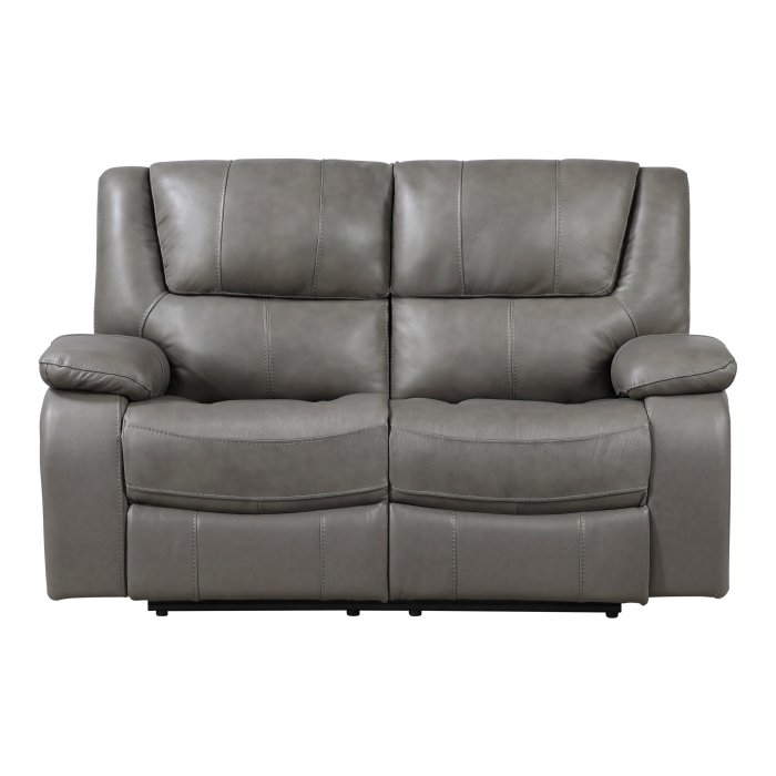 9639GY-2 Double Reclining Love Seat