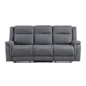 9646GY-3 Double Reclining Sofa