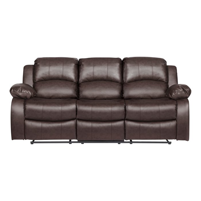 9700BRW-3 Double Reclining Sofa