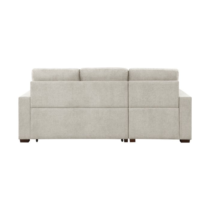 9816SN*2LCRL 2-Piece Sectional with Left Chaise, Pull-out Bed and Hidden Storage - Image 5