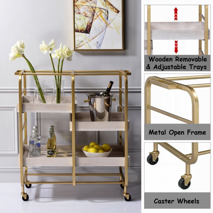 Vorrik Serving Cart - Image 2