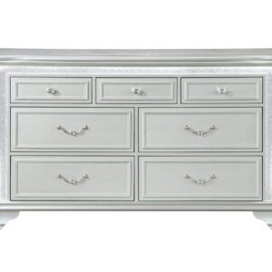 ARIA SILVER DRESSER WITH LED