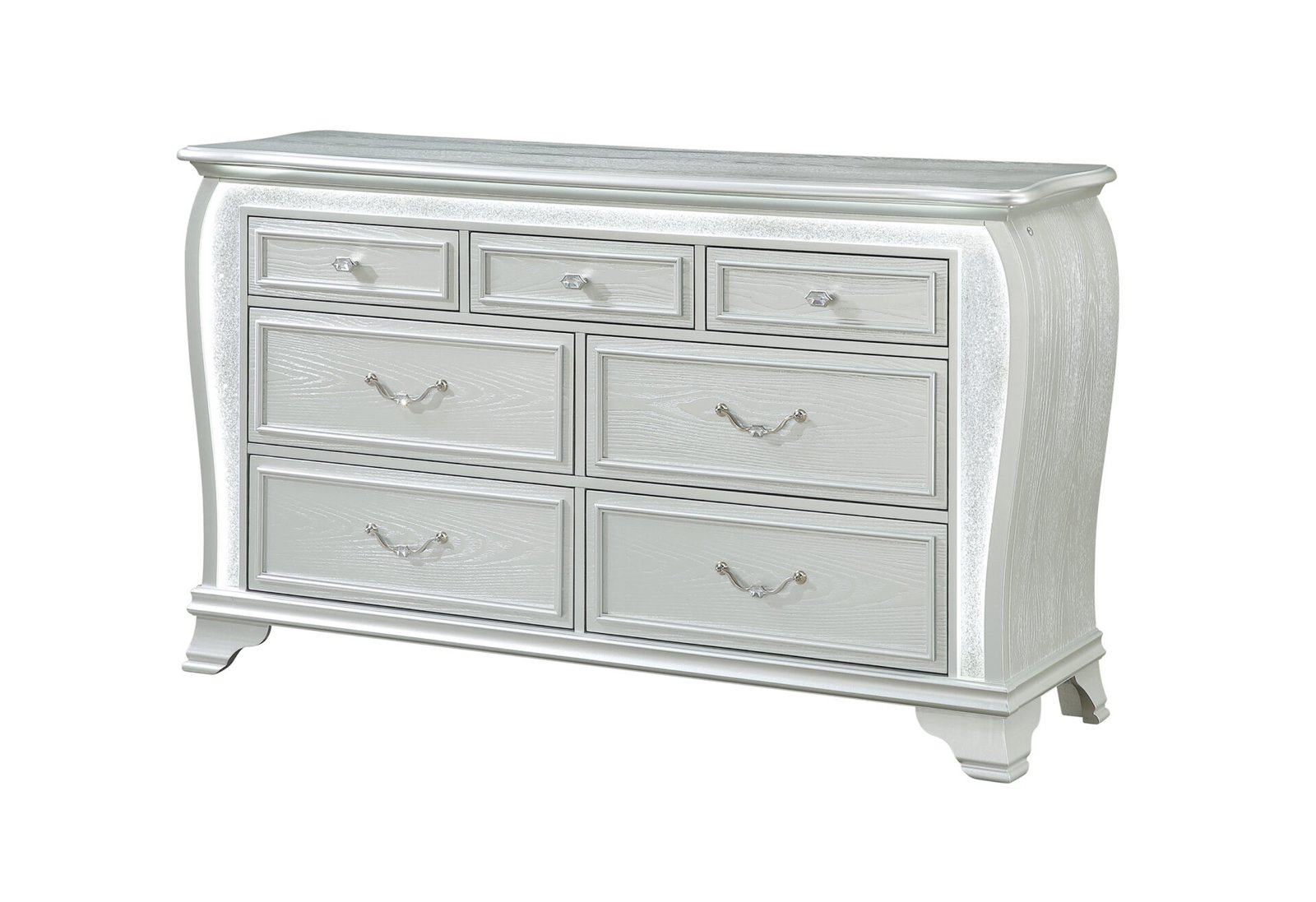 ARIA SILVER DRESSER WITH LED - Image 2