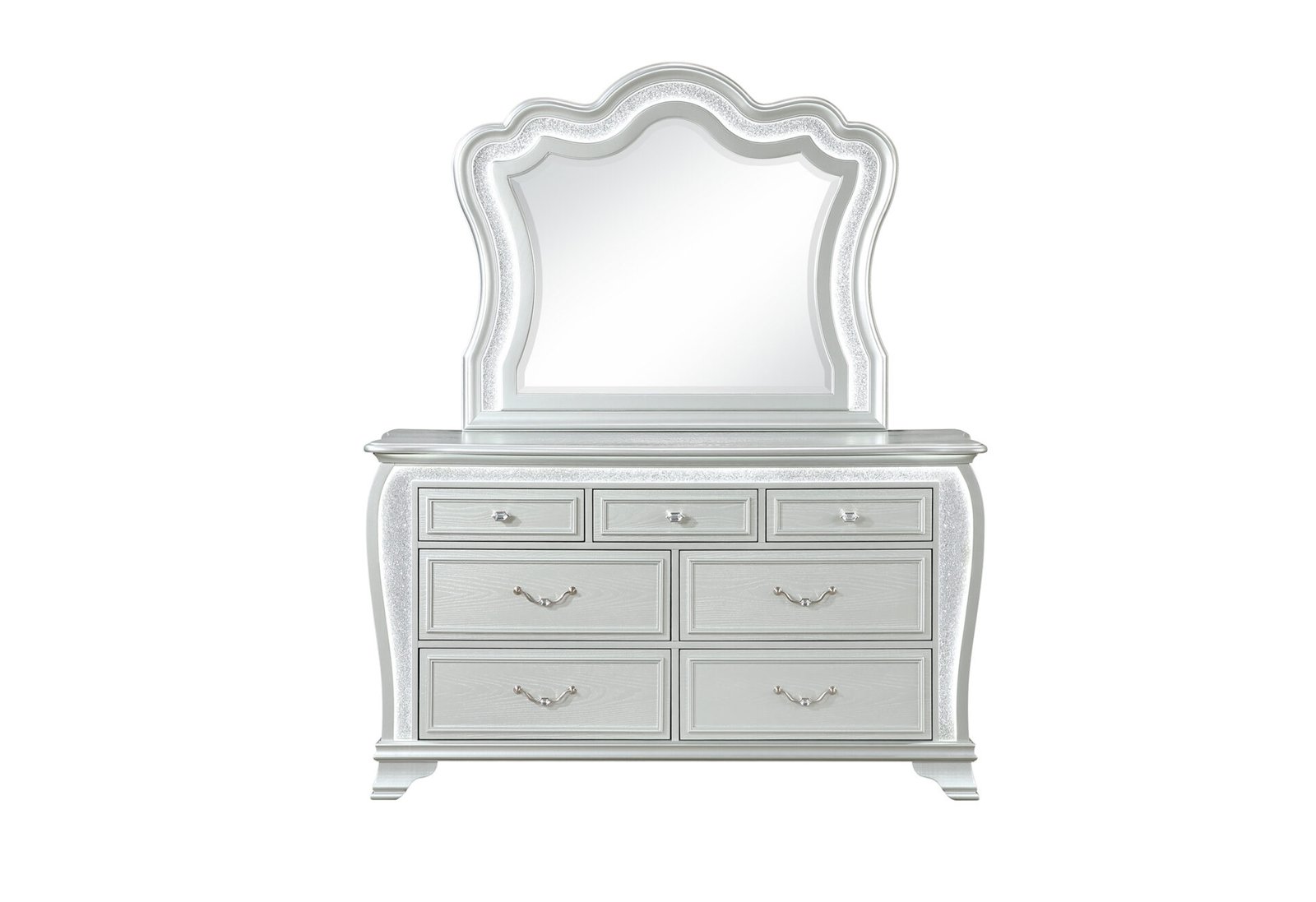 ARIA SILVER DRESSER WITH LED - Image 3