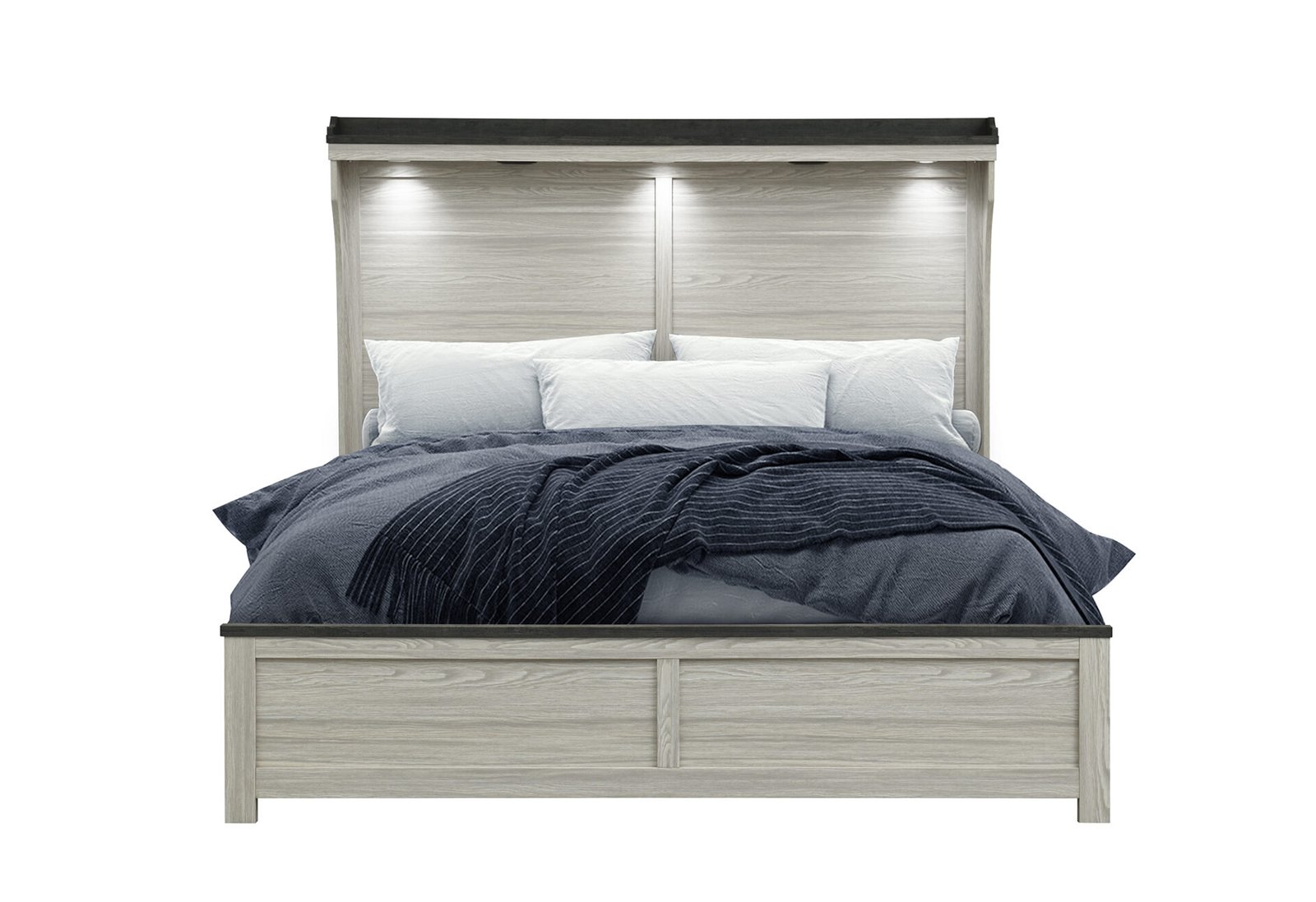 ASHLEY BROWN QUEEN BED