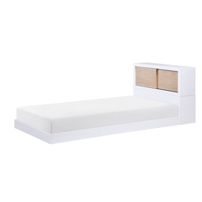 B2012BCT-1* Twin Bookcase Platform Bed