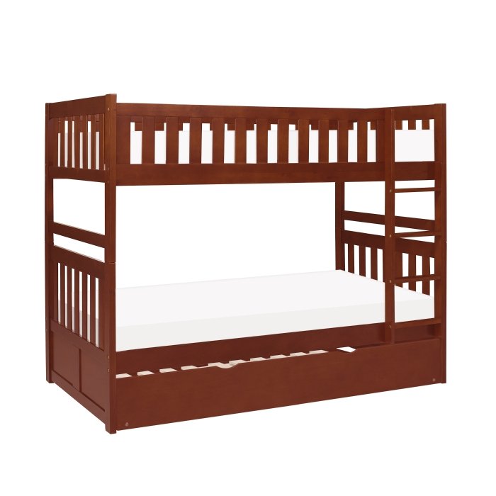 B2013DC-1*R Twin/Twin Bunk Bed with Twin Trundle