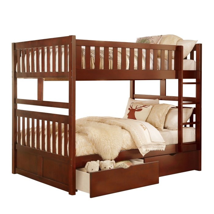 B2013FFDC-1*T Full/Full Bunk Bed with Storage Boxes