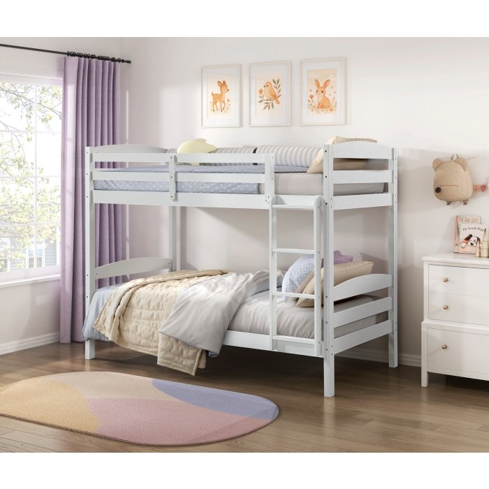 B2022WH-1 Twin/Twin Bunk Bed - Image 5