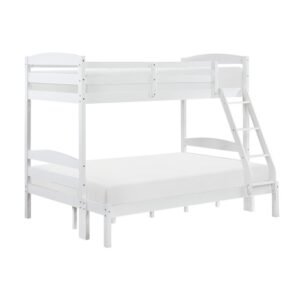 B2022WHTF-1 Twin/Full Bunk Bed