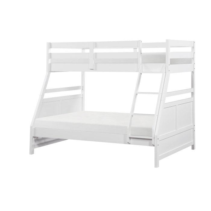 B2024WHTF-1* Twin/Full Bunk Bed