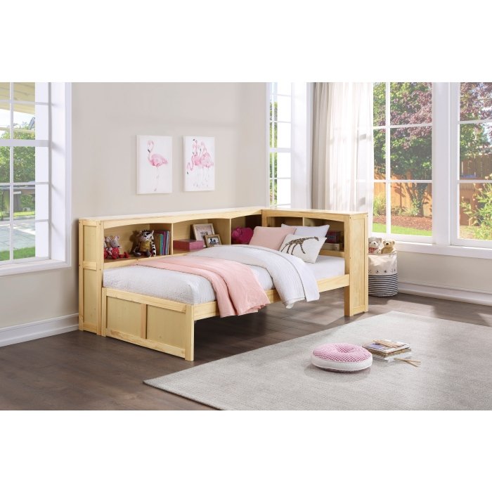 B2043BC-1BC* Twin Bookcase Corner Platform Bed - Image 3