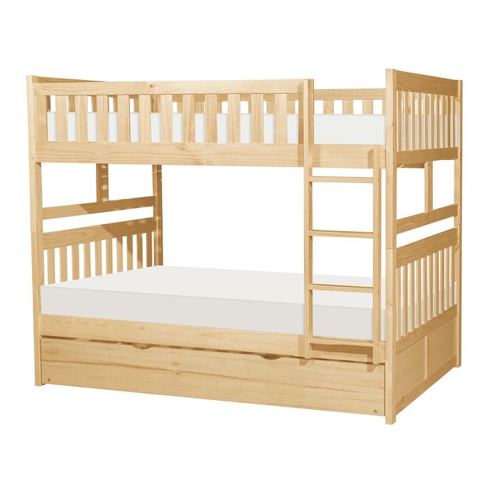 B2043FF-1*R Full/Full Bunk Bed with Twin Trundle