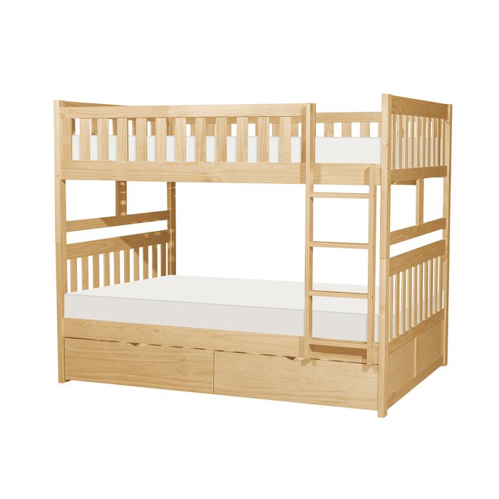 B2043FF-1*T Full/Full Bunk Bed with Storage Boxes