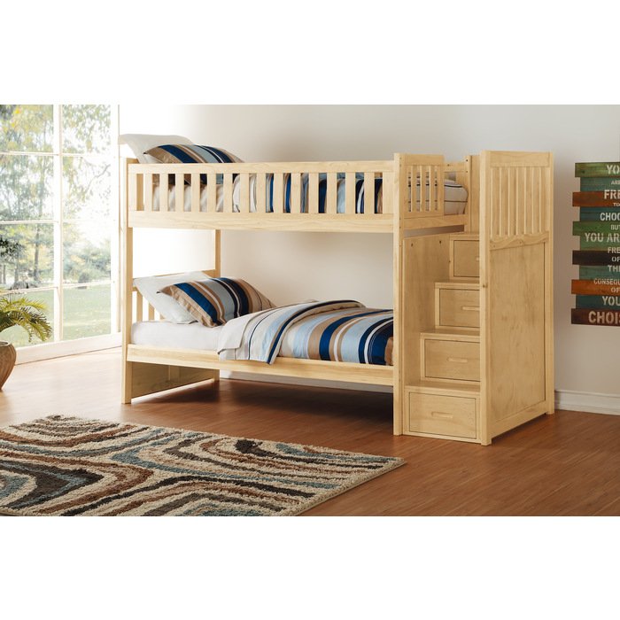 B2043SB-1* Twin/Twin Step Bunk Bed - Image 3