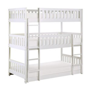 B2053TTTW-1* Triple Bunk Bed