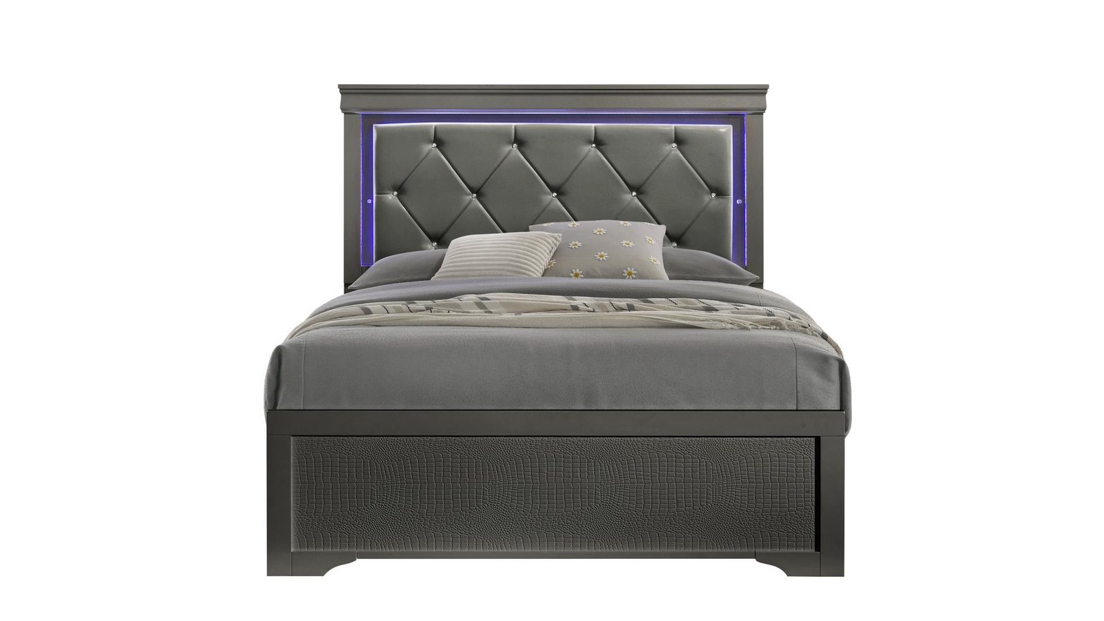 BLAZE KING BED GRAY