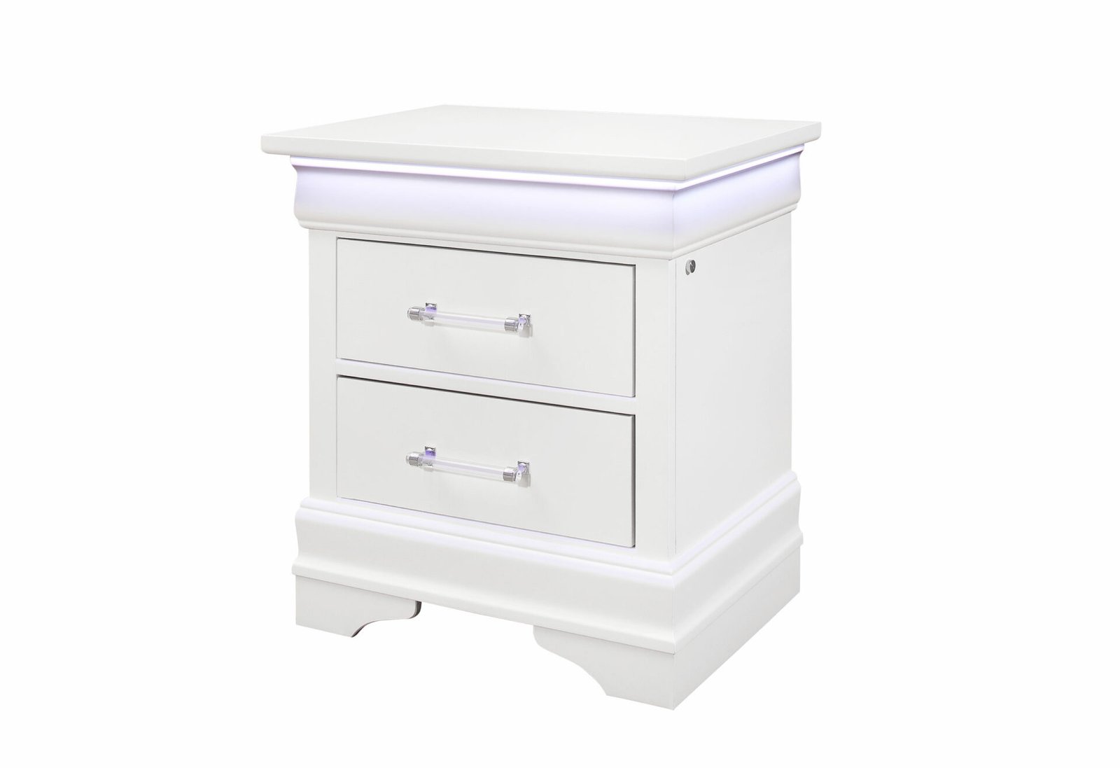 CHARLIE WHITE NIGHTSTAND WITH LED - Image 2