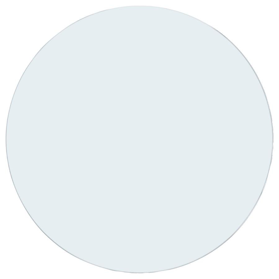 60-INCH 12MM ROUND CLEAR TEMPERED GLASS TOP - Image 2