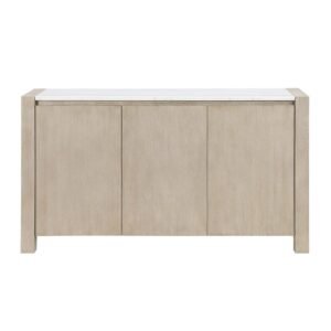D1321 BUFFET W REAL MARBLE TOP