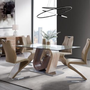 D4126N DINING TABLE AND 8 DINING CHAIRS