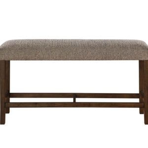 D4355 BROWN BAR TABLE BENCH