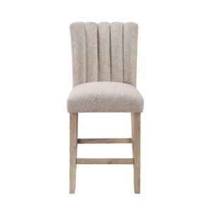 D8685 BEIGE BAR STOOL