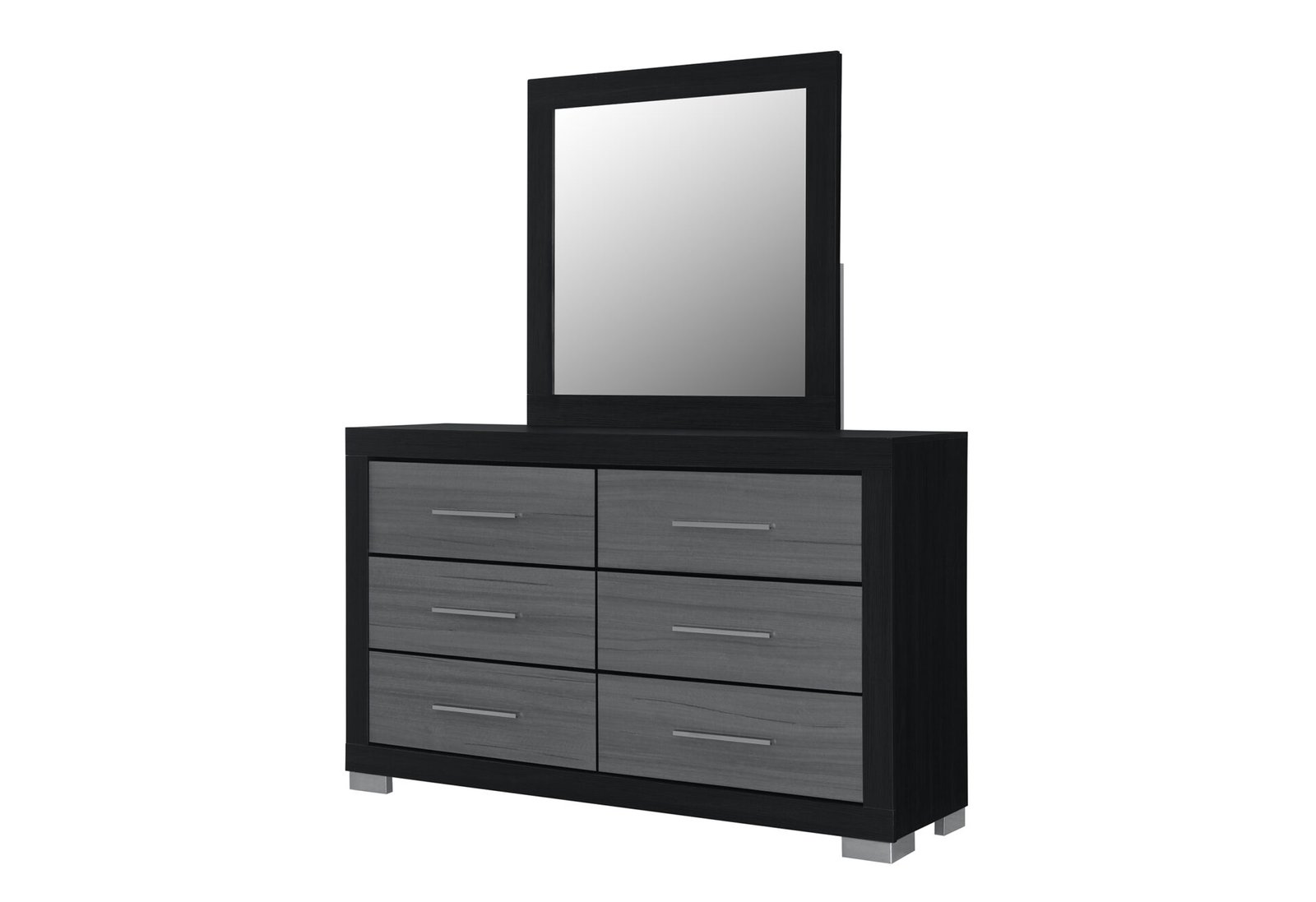 EMMA BLACK/GREY DRESSER - Image 4