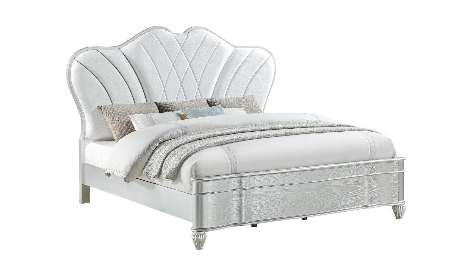 EROS QUEEN BED SILVER