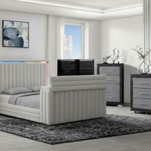 ELIAS/EMMA TV FB BLACK QUEEN BED GROUP