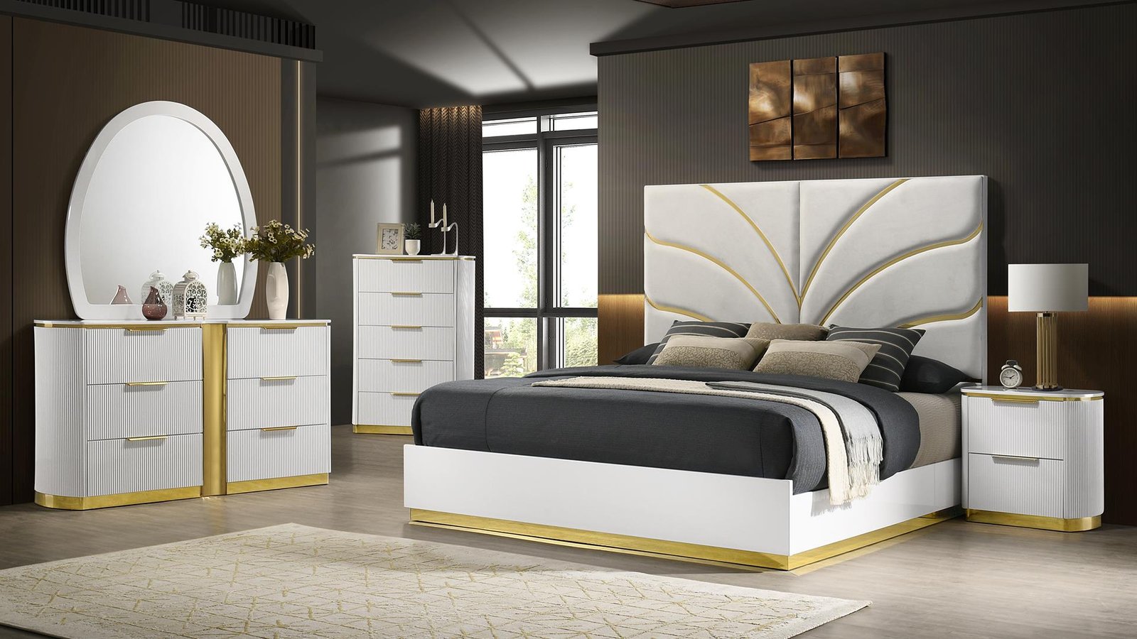 GIOVANNI QUEEN 5PC BEDROOM SET