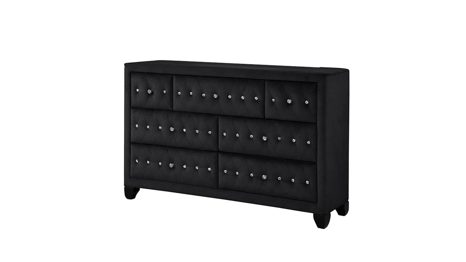 HAZEL QUEEN 4 PC BEDROOM SET IN BLACK - Image 5
