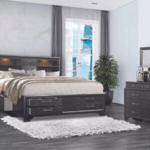 JORDYN GREY QUEEN BED GROUP