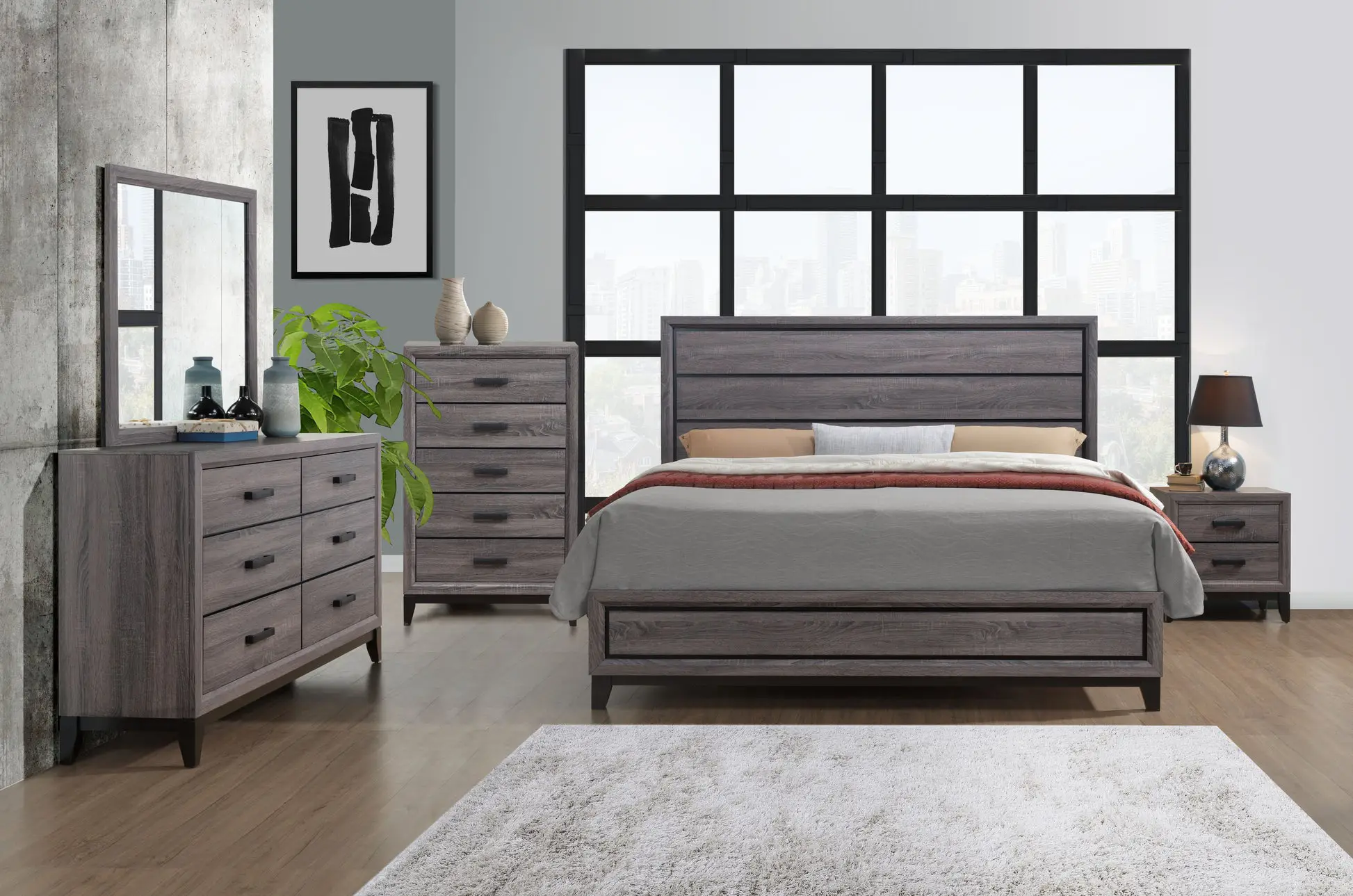 KATE GREY FULL BED - Image 3