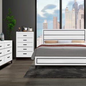 KATE WHITE FULL BED GROUP