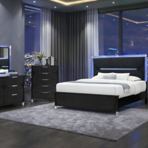 LANDO BLACK KING BED GROUP