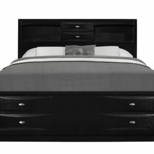 LINDA BLACK FULL BED