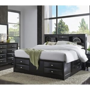 LINDA BLACK FULL BED GROUP