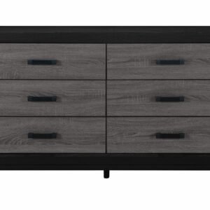 LISBON GREY AND BLACK DRESSER