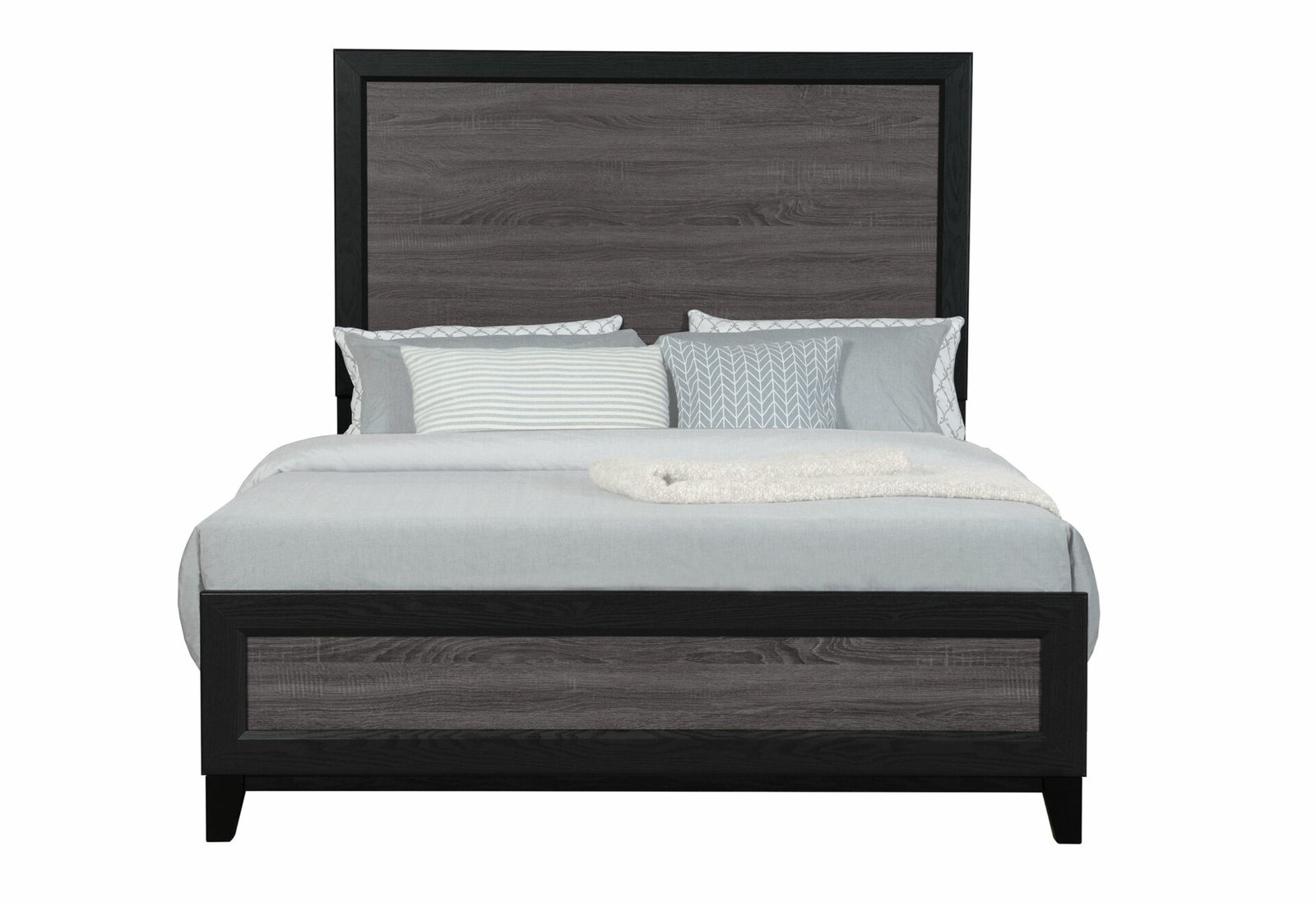 LISBON GREY/BLACK QUEEN BED GROUP - Image 2