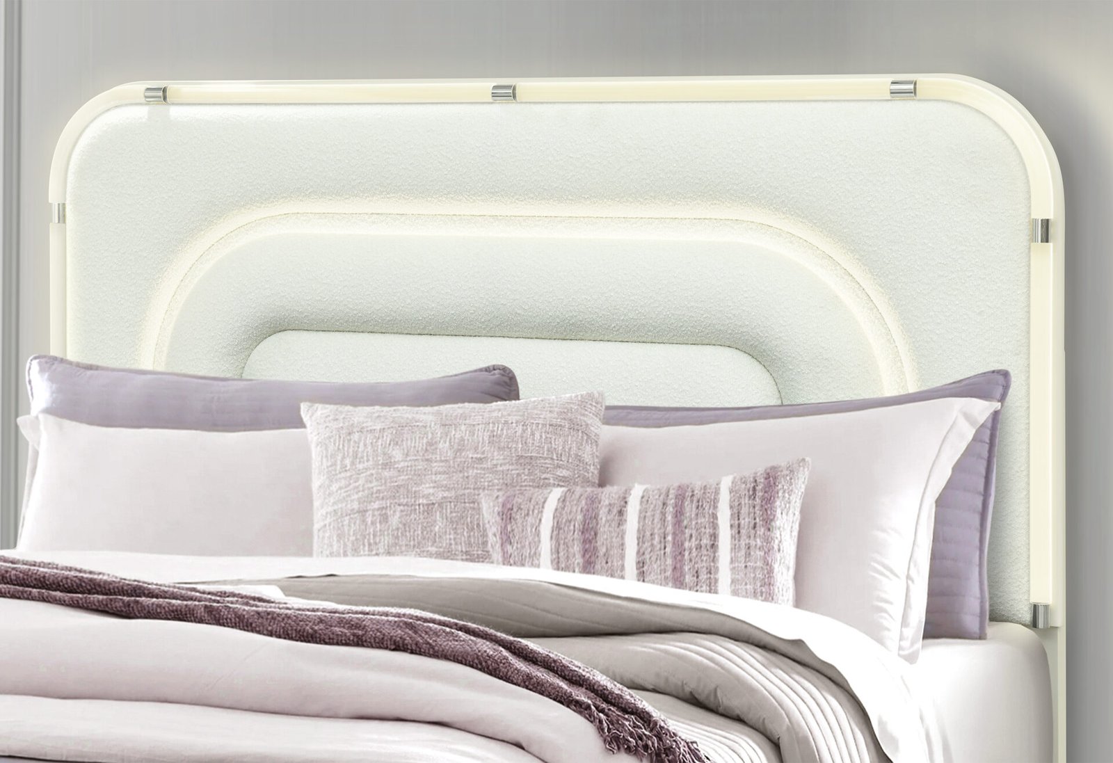 LYRA-BEIGE-HB-DETAIL.jpg LYRA BEIGE KING BED GROUP - Image 2