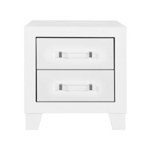 LUCCIA WHITE NIGHTSTAND