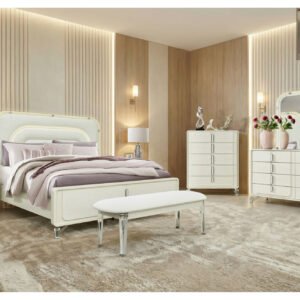 LYRA BEIGE KING BED GROUP