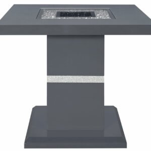 MONACO DARK GREY END TABLE