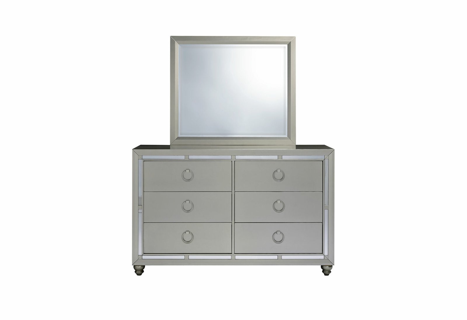 RILEY SILVER MIRROR